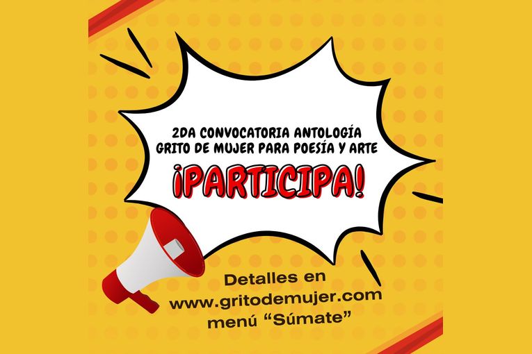 2ª Convocatoria Antología Grito de Mujer para Poesía y Arte