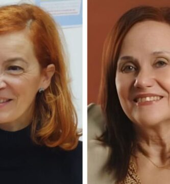 Begoña Oro y Renée Ferrer de Arréllaga