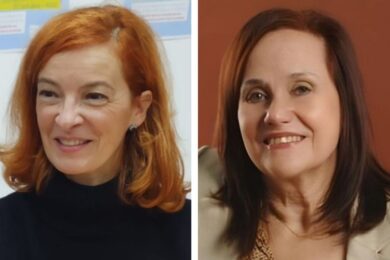 Begoña Oro y Renée Ferrer de Arréllaga