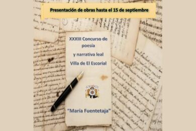 XXXIII Concurso de Poesía y Narrativa Villa de El Escorial “María Fuentetaja”