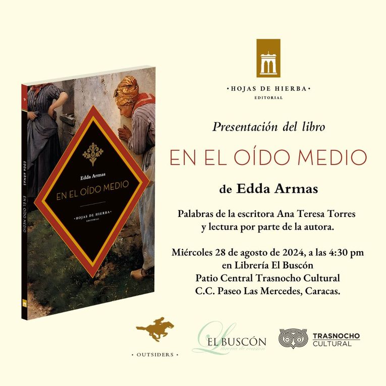 Presentación de “En el oído medio”, de Edda Armas