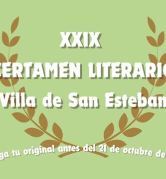 XXIX Certamen Literario Villa de San Esteban