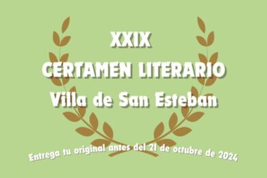 XXIX Certamen Literario Villa de San Esteban