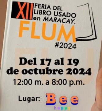 XII Feria del Libro Usado en Maracay #FLUM2024