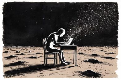 Donde calla el mundo: el escritor en la soledad de sus noches, por Javier Claure Covarrubias