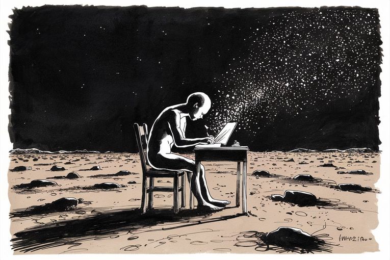 Donde calla el mundo: el escritor en la soledad de sus noches, por Javier Claure Covarrubias