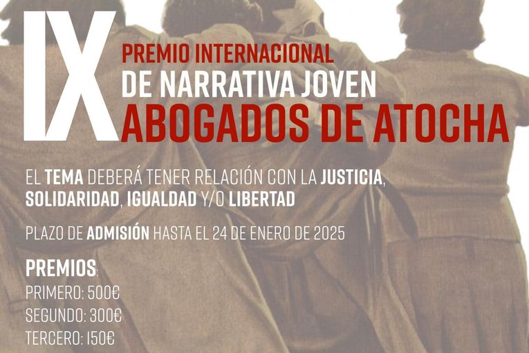 IX Premio Internacional de Narrativa Joven “Abogados de Atocha”