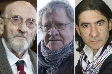 Álvaro Pombo, Ian Gibson y Ángel Antonio Herrera