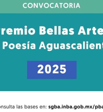 Premio Bellas Artes de Poesía Aguascalientes 2025
