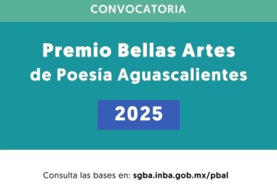 Premio Bellas Artes de Poesía Aguascalientes 2025