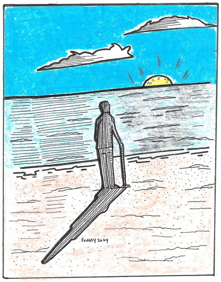 Ilustración de Fedosy Santaella para “Life is Life”, de Gabriela Caballero