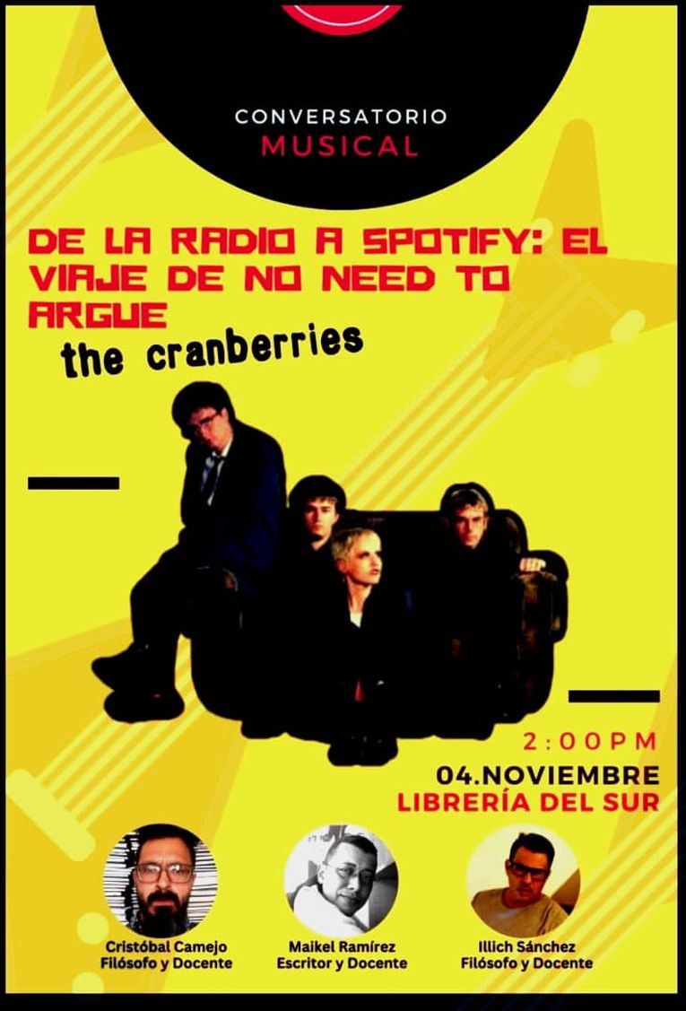 Foro “De la radio a Spotify: el viaje de No Need to Argue”