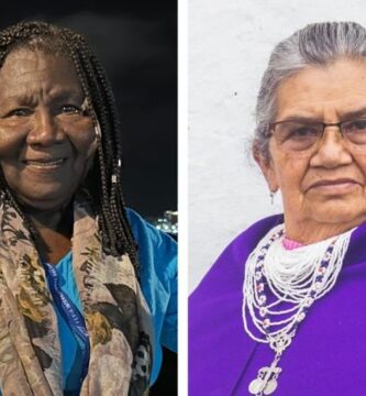 Mary Grueso y Bárbara Muelas