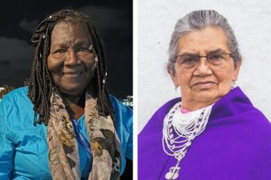 Mary Grueso y Bárbara Muelas