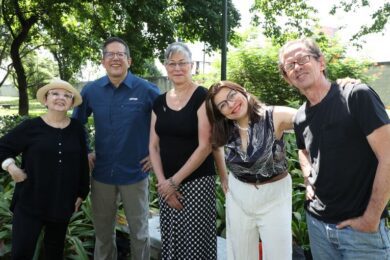 “Poemas en bicicleta”: Jacqueline Goldberg, Fanuel Hanán Díaz, Waleska Belisario, Alicia Montero y Antonio Quintero