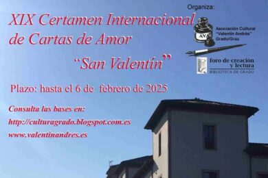 XIX Certamen Literario de Cartas de Amor San Valentín