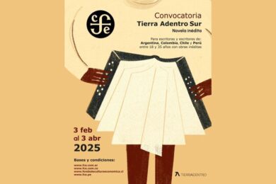Convocatoria Tierra Adentro Sur de Novela Inédita 2025
