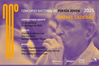 10º Concurso Nacional de Poesía Joven Rafael Cadenas 2025