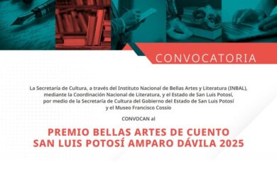 Premio Bellas Artes de Cuento San Luis Potosí Amparo Dávila 2025