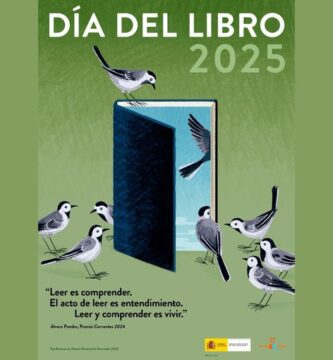 Cartel conmemorativo del Día Mundial del Libro y del Derecho de Autor 2025