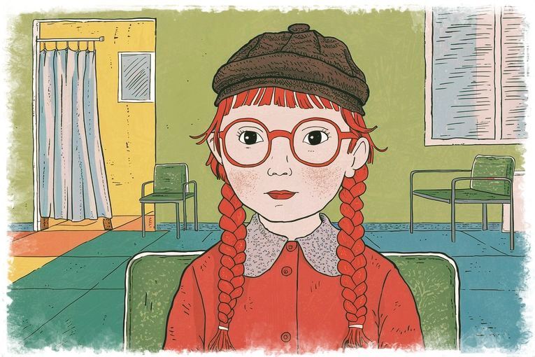 La niña pelirroja, por Vicente Adelantado Soriano