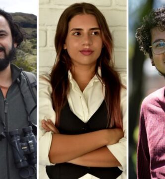 Víctor Rivera, Isabella Romero y Daniel Zamora