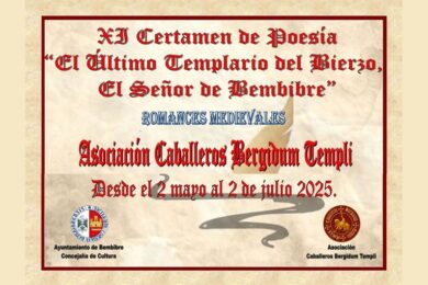 XI Certamen de Poesía “El Último Templario del Bierzo, El Señor de Bembibre”