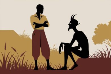 Negro mano chusa, por Julio Carreras