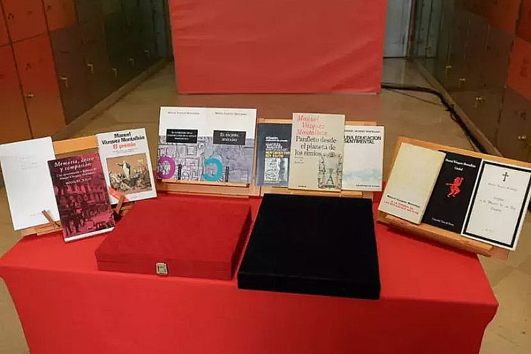 Legado de Manuel Vázquez Montalbán en la Caja de las Letras del Instituto Cervantes