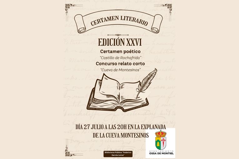 XXVI Concurso Literario “Cueva de Montesinos” y “Castillo de Rochafrida”