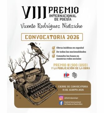 VIII Premio Internacional de Poesía Vicente Rodríguez Nietzsche 2025