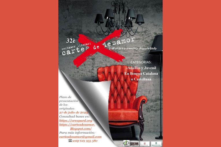32º Certamen Literario de Cartas de Desamor y Otros Amores Desafortunados