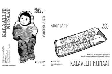 Sellos de Groenlandia dedicados a los hallazgos de Nuussuaq