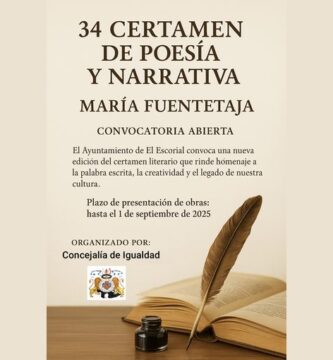 XXXIV Concurso de Poesía y Narrativa Villa de El Escorial “María Fuentetaja”