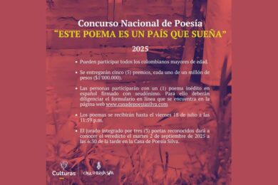 Concurso Nacional de Poesía “Este poema es un país que sueña” 2025