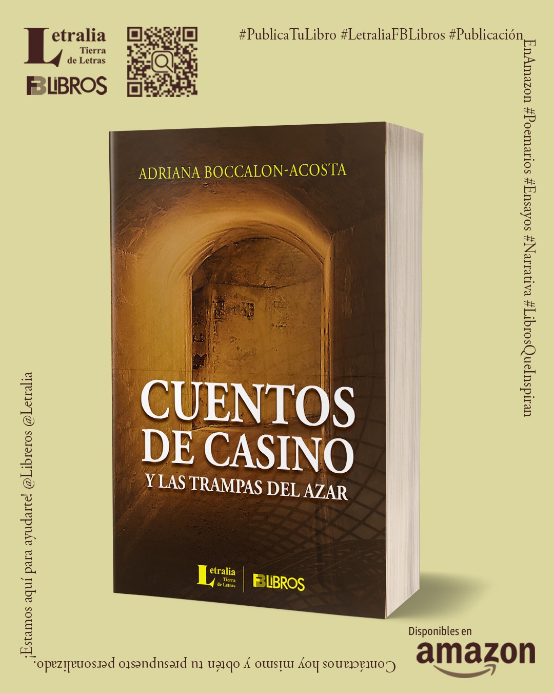 “Cuentos de casino y las trampas del azar”, de Adriana Boccalon-Acosta