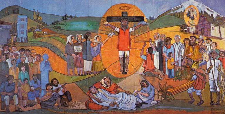 Mural de los pueblos latinoamericanos (1986), de Adolfo Pérez Esquivel