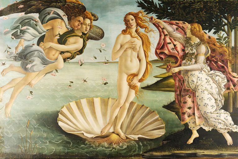 “El nacimiento de Venus”, de Sandro Botticelli