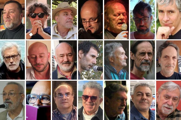 Alejandro Cesario, Claudio Ferrari, Daniel Fermani, Daniel Gayoso, Daniel Rafalovich, Emmanuel Cassanese, Gerardo David Curiá, Jonio González, Jorge Dipré, Jorge Pablo Yakoncick, Jotaele Andrade, Luis Alfredo Villalba, Marcelo Fagiano, Mario Nosotti, Oscar A. Agú, Patricio Torne, Raúl Astorga, Raúl Feroglio, Ricardo Ruiz, Rubén Valle y Vicente Muleiro