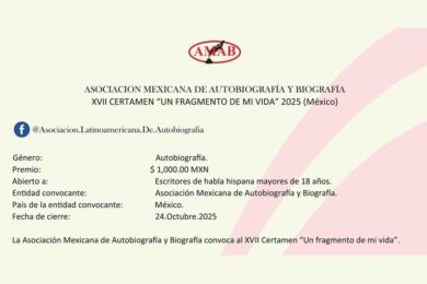 XVII Certamen “Un fragmento de mi vida” 2025