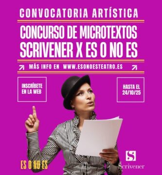 Concurso de Microtextos Dramáticos “Scrivener X Es o no es”