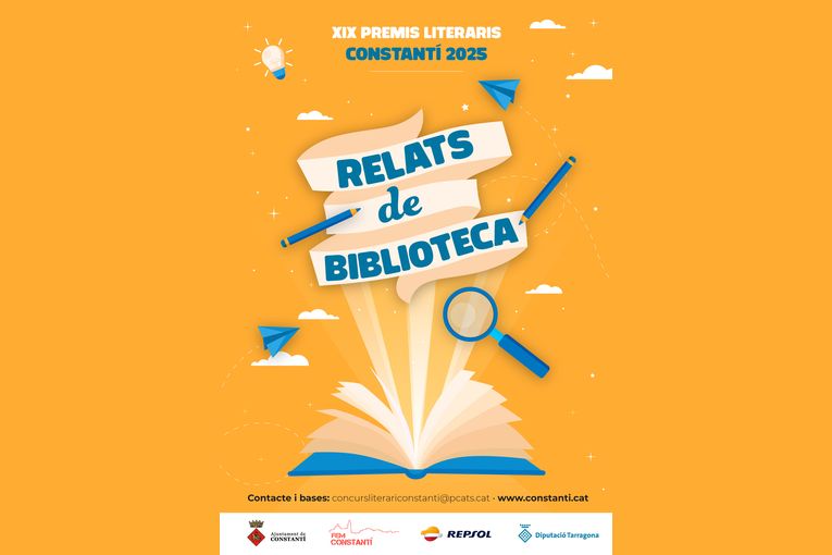 XIX Premios Literarios Constantí 2025: “Relatos de Biblioteca”