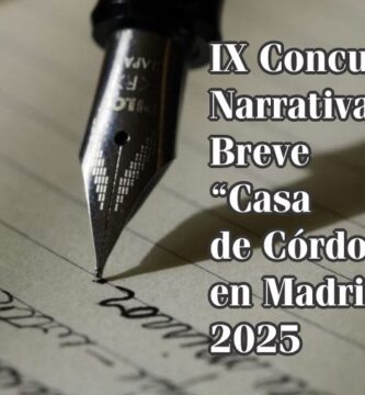 IX Concurso Narrativa Breve “Casa de Córdoba en Madrid” 2025