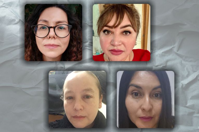 Laura Sánchez Solorio, Claudia Torres González, Pilar Miriam Alba Rodríguez y Flor Nazareth Rodríguez Ávila