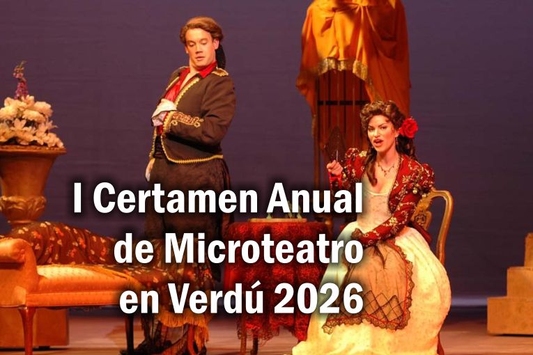I Certamen Anual de Microteatro en Verdú 2026
