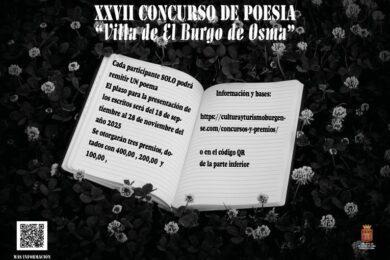 XXVII Premio de Poesía “Villa de El Burgo de Osma”