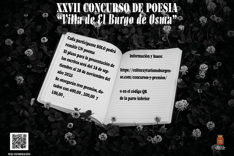 XXVII Premio de Poesía “Villa de El Burgo de Osma”