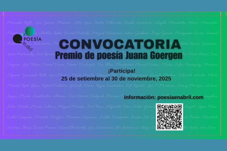 VII Premio Juana Goergen de Poesía 2026