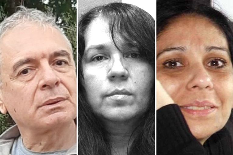 Alejandro Bovino Maciel, Amanda Pedrozo y Mabel Pedrozo