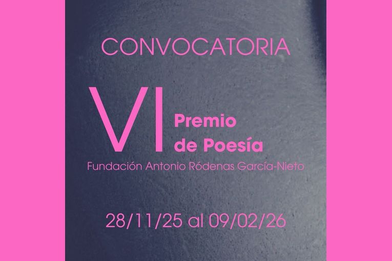 VI Premio de Poesía Fundación Antonio Ródenas García-Nieto 2026